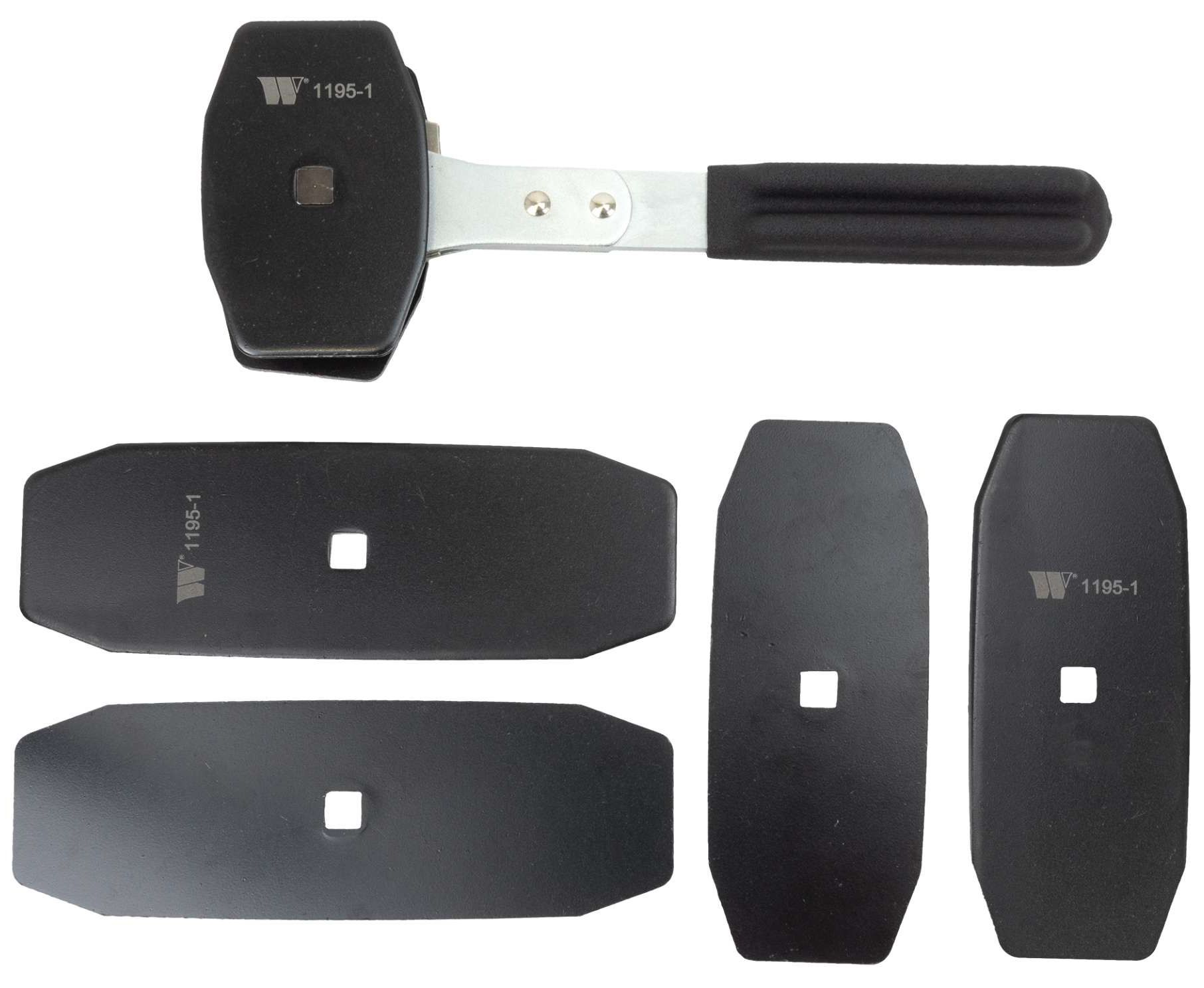 Welzh Werkzeug 1195-1-WW fékdugattyú feszítő szerszám készlet 1 / 2 / 4 / 6 / 8 dugattyús fékekhez termék fő termékképe