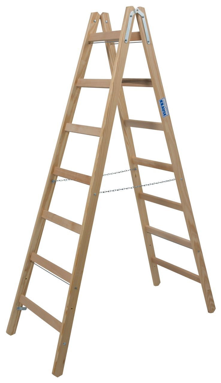 Krause STABILO Professional két oldalon járható fa állólétra, 2x7 fokos termék fő termékképe