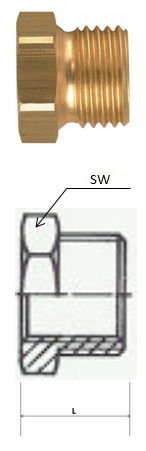 (R24NM) G 1/2i x G 3/4a csatlakozású szűkítő karmantyú, rövid termék fő termékképe